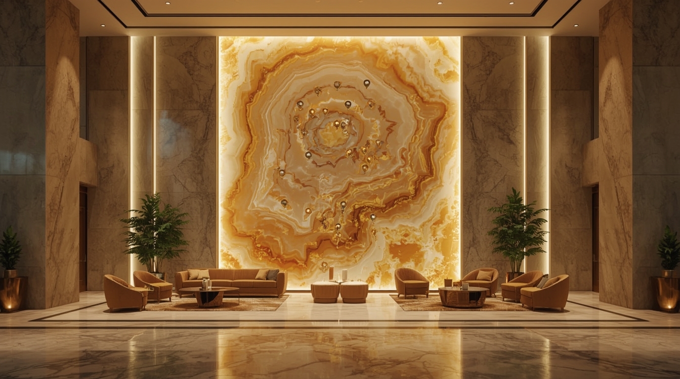 Onyx Backlit Panels for Luxury Interiors | for Hotels & Designers