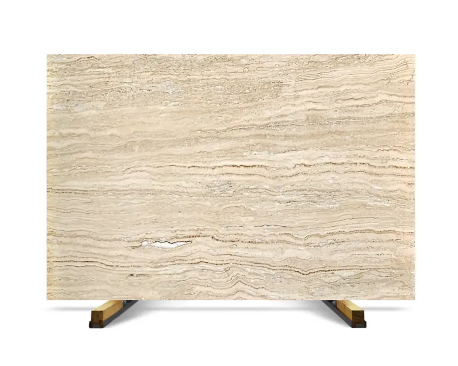 Turkish Light Travertine - Beige Stone Slabs USA