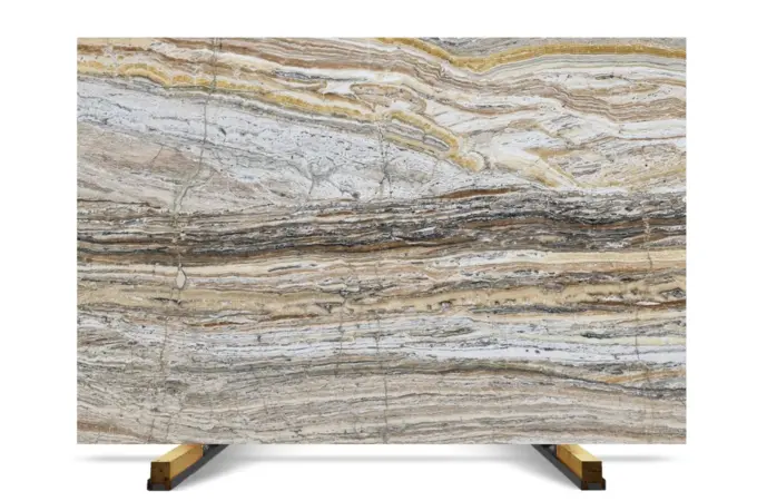 Valencia Travertine with Natural Layered Structure