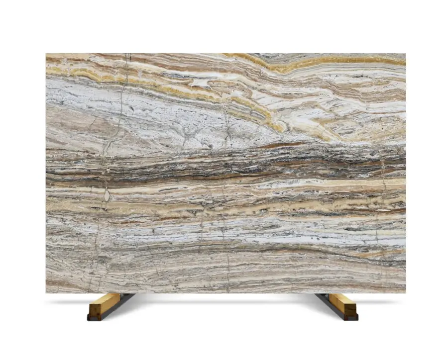 Valencia Travertine with Natural Layered Structure