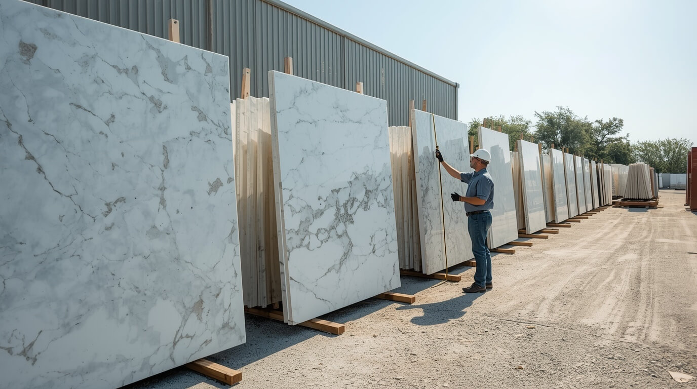 Where Texas Fabricators Source Marble and Quartzite Slabs