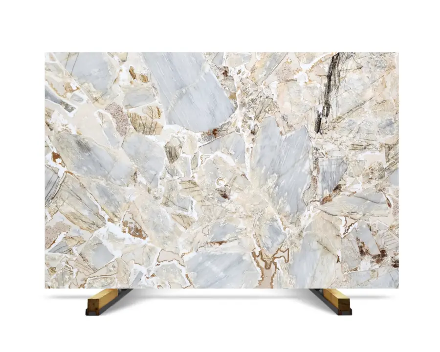 Blue Puzzle Marble Slabs