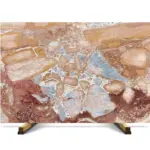 Turkish Earth Blue Marble - Breccia Slabs USA