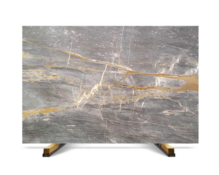 Grigio Imperiale Marble Slabs - Grey Gold Stone USA