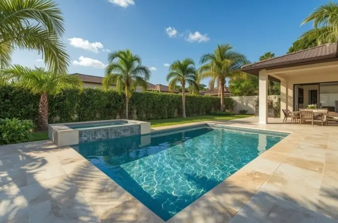 Travertine Tiles from Turkey for Patios & Pools