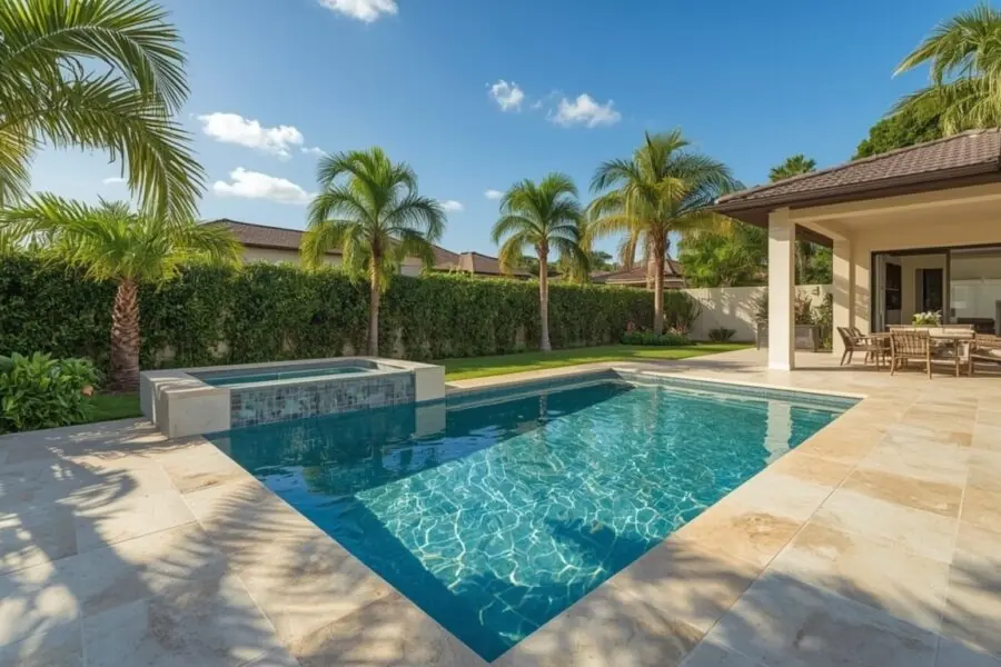 Travertine Tiles from Turkey for Patios & Pools