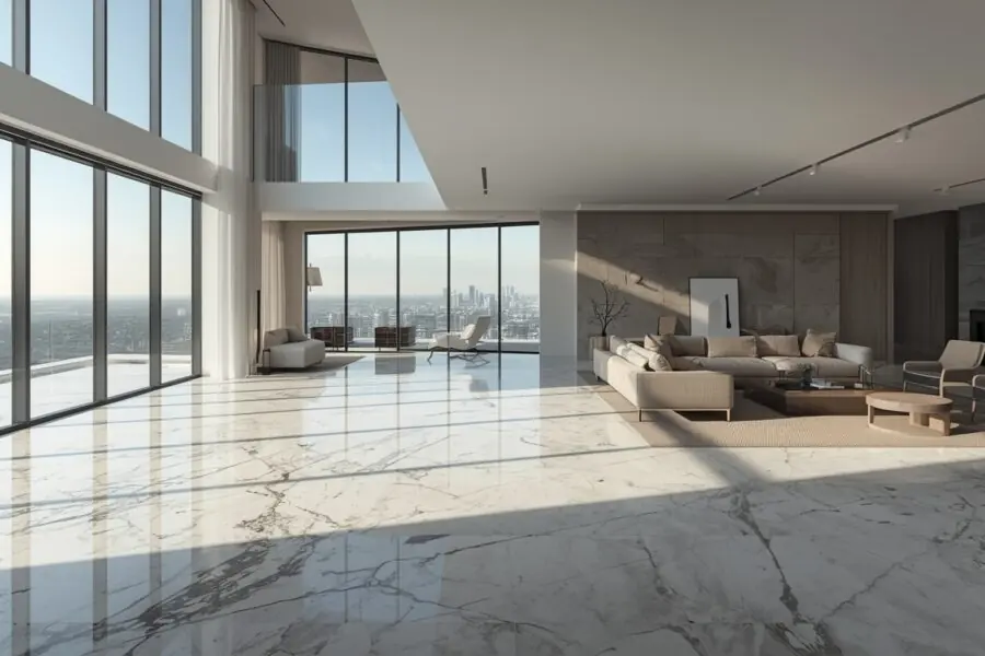 How to Choose Marble Slabs for Open-Concept Living Rooms