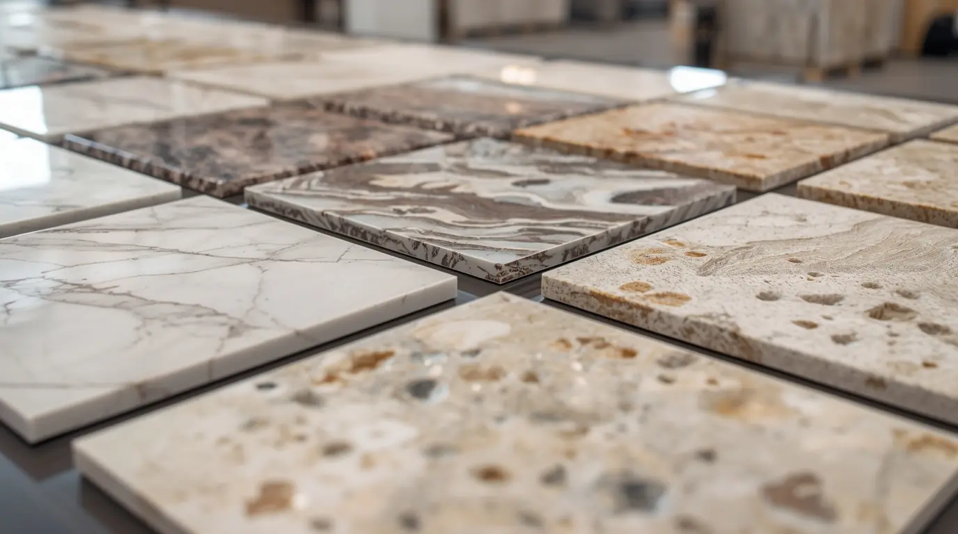 Actual stone samples