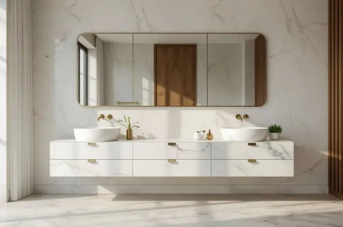 Elegant Turkish Marble Bathroom