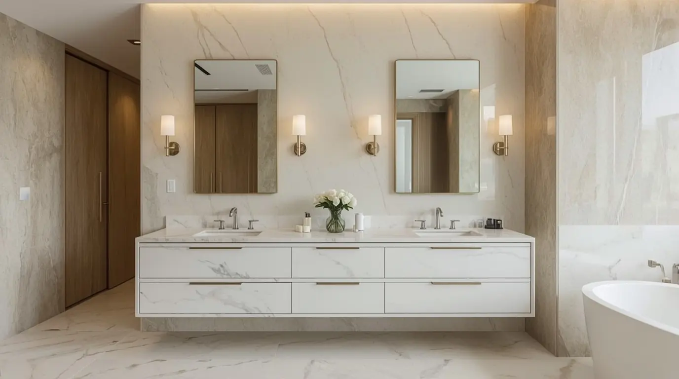 Elegant Turkish Marble Bathroom